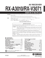 Yamaha RXA-3010 - Service Manual